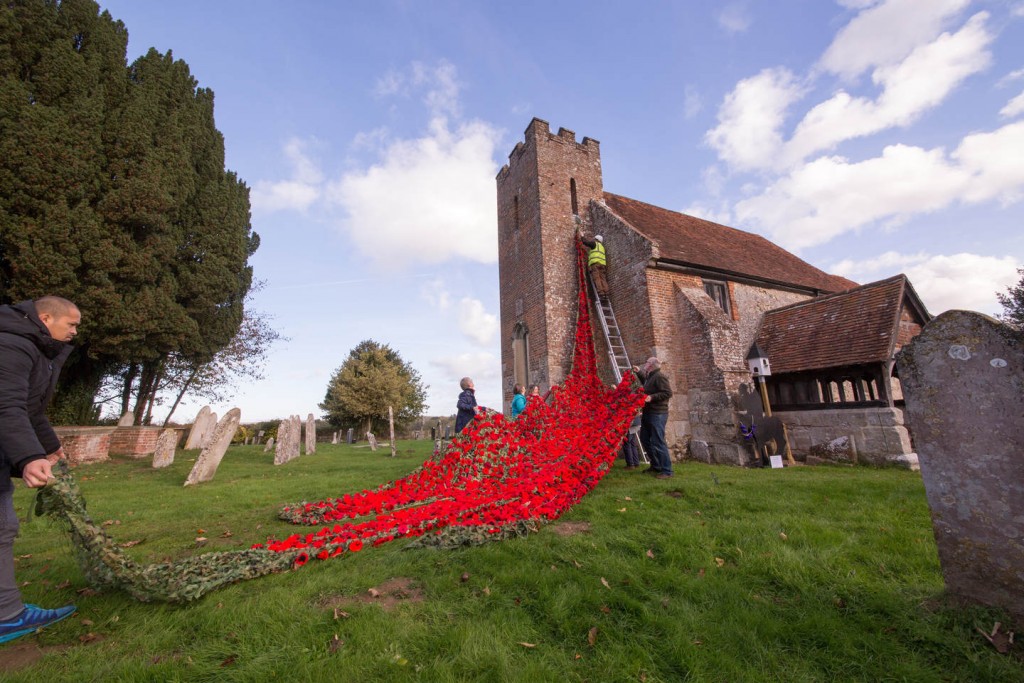 Poppy Cascade at St John the Baptist