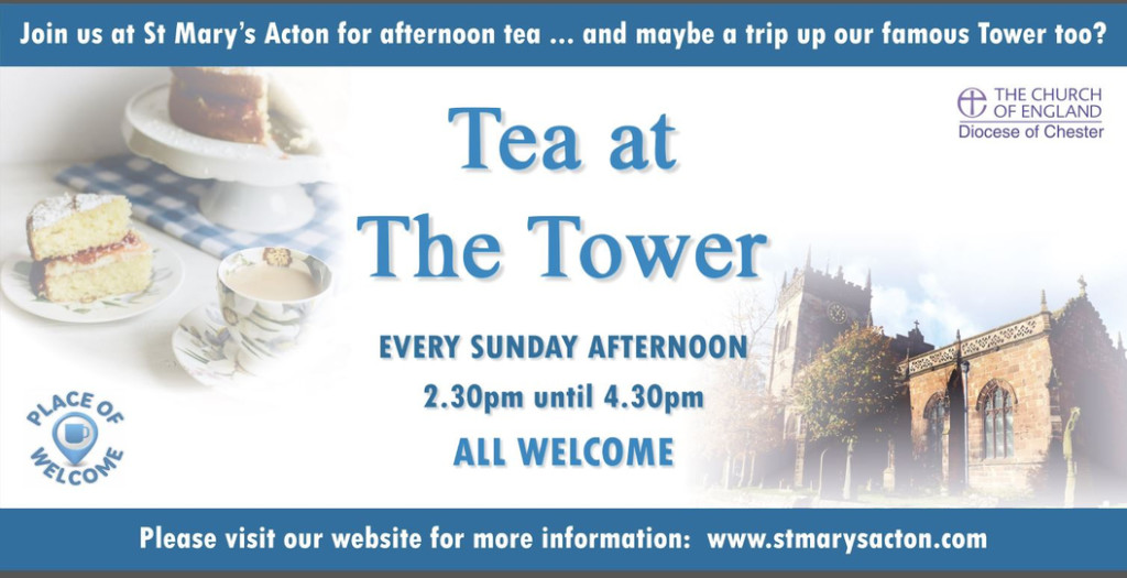 Tea in the tower banner