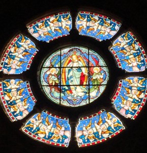 St Thomas rose window